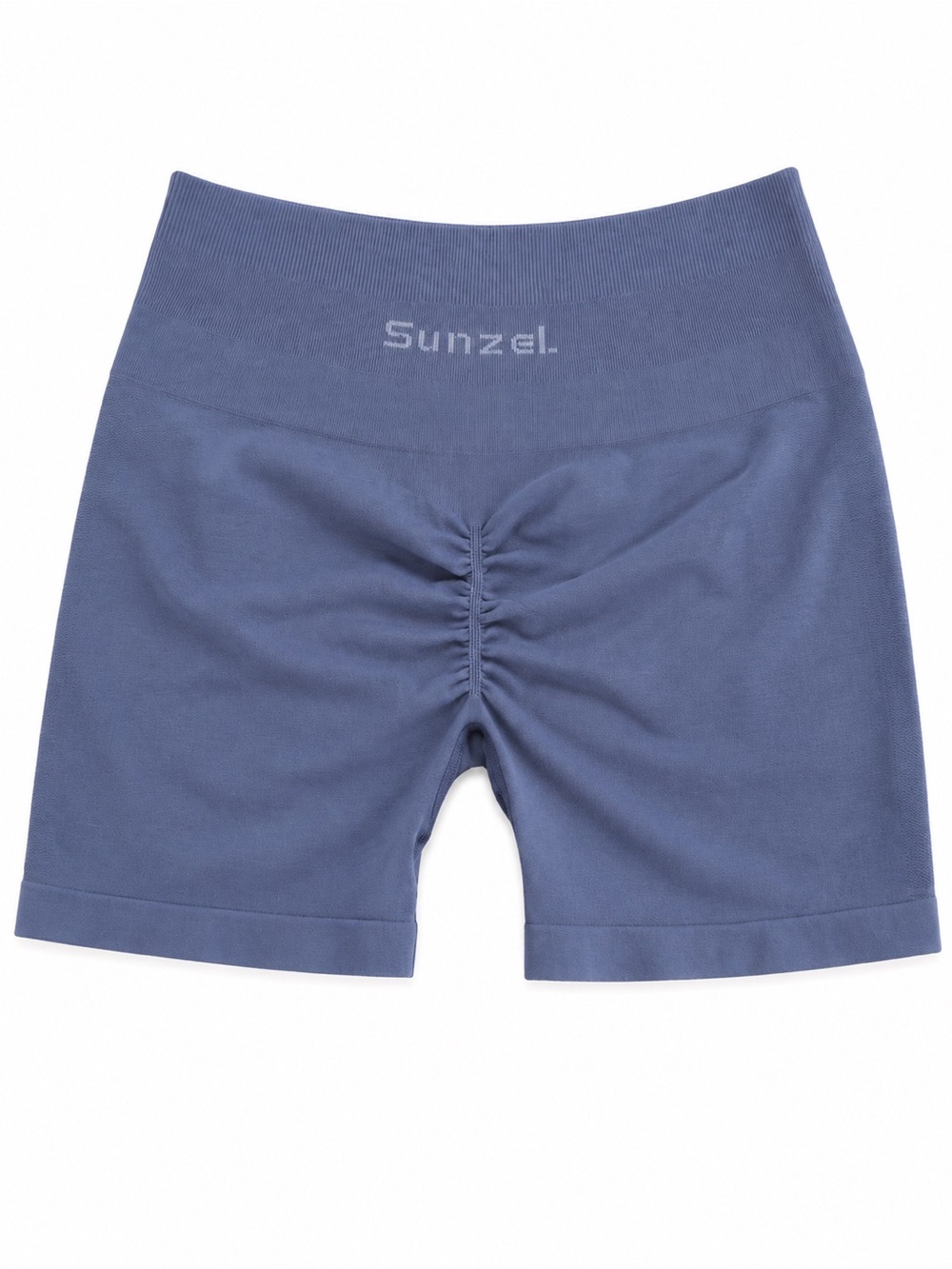 Sunzel scrunchy butt biker workout shorts light blue  size M